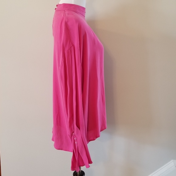 NWT Zara | Button Sleeve Detail Blouse - Picture 5 of 6